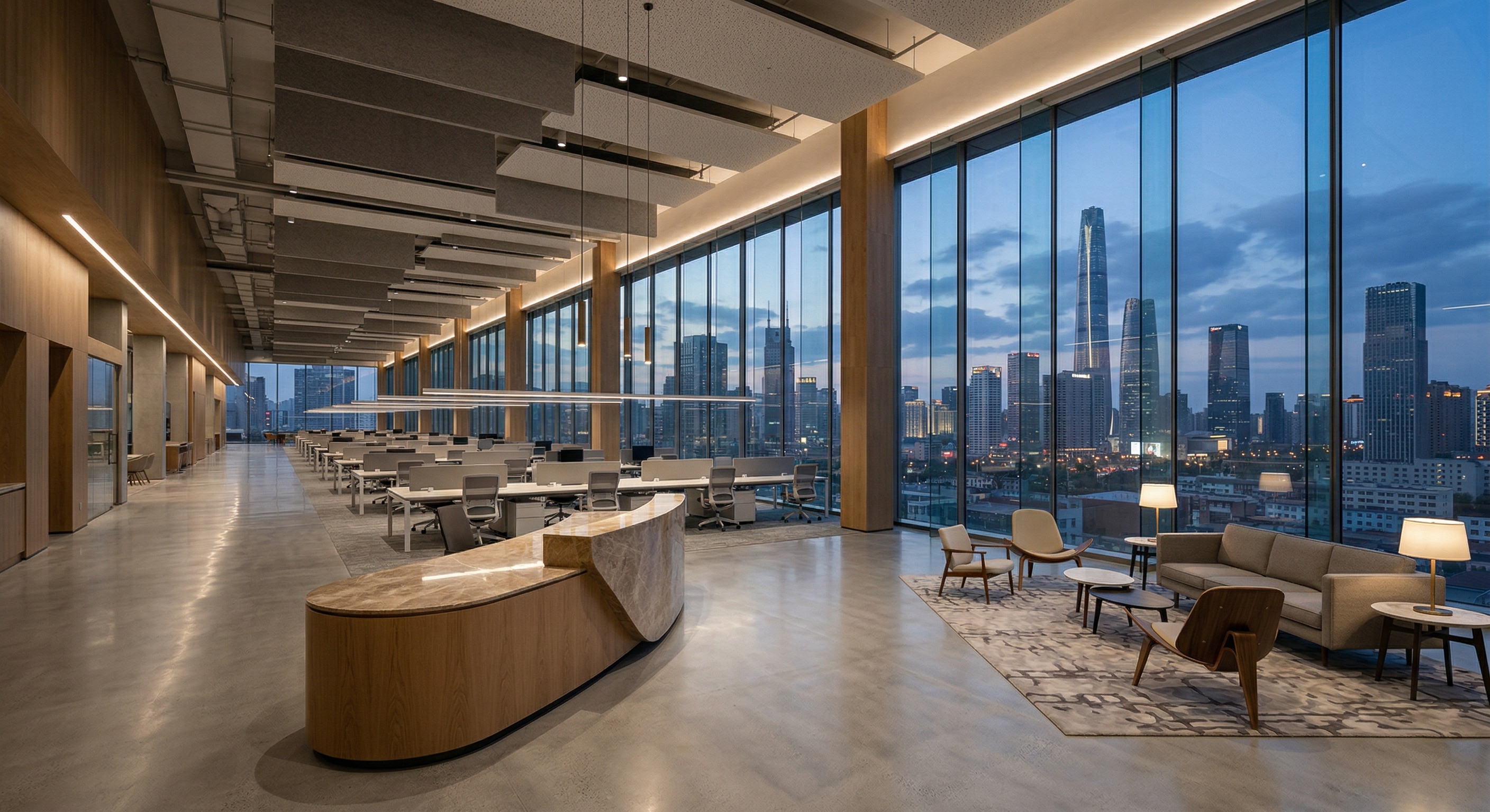 融企网天津办公环境